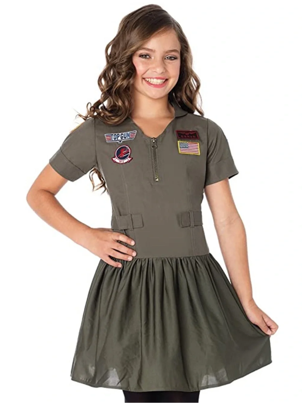 Top Gun Flight Dress Child Costume